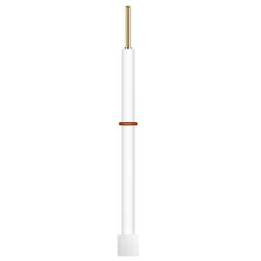 stonylab Stainless Steel Electrode, 10 x 10 x 0.1 mm Laboratory Electrode with Stainless Steel Sheet Plate and PTFE Body for stonylab Electrolytic Cell Electrode