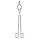 stonylab Crucible Tongs, 16 Inch Stainless Steel Crucible Tongs Laboratory Tongs for Securely Gripping