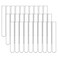 stonylab Glass Test Tubes, Transparent Borosilicate Glass Round Bottom Test Tubes with 20 mm Diameter and 150 mm Length for Lab Use, 30-Pack