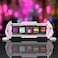 Divoom Times Gate Cyberpunk Digital Clock - Smart App Control, WiFi Connectivity, RGB LED Display, Customizable Dashboard &amp; Pixel Art for Gaming Room and Office Decor (Pink)