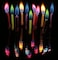 Amazing Colorflame Multicolor Happy Birthday Candles and Holders (12 Count),Unscented