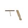 NutriChef Crepe Spaeder &amp; Spatula Turner - Replacement Parts for Model Numbers PCRM12, PCRM12.V7, PCRM12EU. Wooden Utensils for Making Crepes-Shape Construction, Convenient Size, and Easy to Use