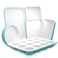 NutriChef 6-Piece Baking Pan Set, Premium Carbon Steel Bakeware with Durable Ceramic Non-Stick Coating - Includes Wide Baking Pan, Medium Size Cookie Sheet, Muffin Pan, Cake &amp; Loaf Pan - Turquoise