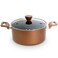 NutriChef Non-Stick Casserole with Lid - High-Qualified Kitchen Cookware with See-Through Tempered Glass Lids, 5 Quart (Works with Model: NCCWA13BR)