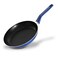 NutriChef 8'' Medium Open Fry Pan-Non-Stick High-Qualified Kitchen Cookware with Black Inside and Blue Outside(Works with Model: NCCWA13BU)