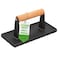Nutrichef Cast Iron Grill Press - Heavy-Duty Griddle Press with Wooden Handle, Speeds Up Cooking Time on Steak, Burger Patty, Meats, Bacon, Quesadillas &amp; More, Leave an Attractive Mark on Any Meat