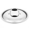 NutriChef Stainless Steel Stockpot Lid - Sturdy and Durable Stain-Resistant Kitchen Cookware Saute Pan Stock Pot Lid w/Handle - Works w/Kitchenware Pots &amp; Pans Set Model NCSSS12