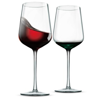 NutriChef Stemmed Wine Glasses Set of 2, 22oz Crystal Clear Red or White Wine Glass, Lead-Free &amp; Dishwasher Safe Glasses for Wine, Drink, Water, Restaurants, And Housewarming Gifts