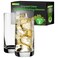 NutriChef 14.2oz Highball Drinking Glasses - Set of 2 Heavy Base Tall Tumbler Clear Glassware for Water, Wine, Beer, Liquor, Gin, Cocktail, Whiskey, Juice, Iced Coffee, Mixed Drinks, Dishwasher Safe