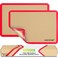 Nutrichef Silicone Baking Mats - 2 Non-stick Food-Grade Silicone Mats - Perfect for Full Baking Pans 24.4 x 16.5 IN - Oven-safe Up to 480 Degrees F - Suitable for Ovens, Freezers, &amp; Dishwashers - Red