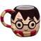 Harry Potter Figural Coffee Mug, 24 oz - Cute Chibi Design with Gryffindor Scarf Handle - Ceramic