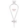 stonylab Borosilicate Glass 2000 ml Heavy Wall Conical Separatory Funnel with 29/32 Joints and PTFE Stopcock, 2000 ml