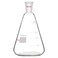 StonyLab Glass 24/40 Erlenmeyer Flask, Borosilicate Glass Heavy Wall Flask with 24/40 Standard Taper Outer Joint - 1L