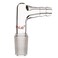 stonylab Glass 90 Degree Vacuum/Gas Adapter, Borosilicate Glass Bent Inlet Adapter with 14/20 Inner Joint and Hose for Laboratory Lab Supply