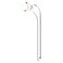 Stonylab Glass 105 Degree Angle Distillation Adapter, Borosilicate Glass Distillation Bent Adapter with 14/20 Outer Joint and 100 mm Tapered Drip Tube for Laboratory Lab Supply (14/20 Joint)