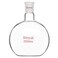 stonylab Heavy Wall Single Neck Borosilicate Glass Flat Bottom Boiling Flask, with 29/42 Standard Taper Outer Joint, 2000ml