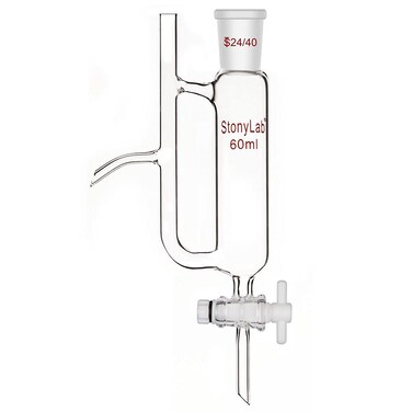 stonylab Water Oil Receiver Separator with 24/40 Lab Supply, 60 ml