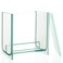 stonylab Glass Square TLC Developing Tank, Heavy Duty Borosilicate Chromatography TLC Developing Chamber with Lid for Multiple Plates Development, 3.94 x 3.94 inch