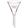 stonylab 1-Pack Glass Funnel, Heavy Wall Borosilicate Glass Funnel, 50mm Diameter and 50mm Stem Length