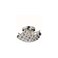 Elegant Lighting Corona Clear Royal Cut Crystal 4 Light Flush Mount in Chrome Finish - 10" L x 8" H