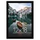 Americanflat 12x18 Poster Frame with Shatter-Resistant Glass - Gallery Style Frame with Engineered Wood - Signature Collection - Photo Frame for Wall Display - Black