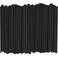 Comfy Package [1000 Count] 5 Inch Coffee &amp; Cocktail Stirrers/Straws Disposable Plastic Sip Stir Swizzle Sticks - Black