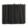 Comfy Package [250 Count] 7.75" High Black Straws, Disposable Plastic Drinking Straws - Black