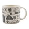 The Unemployed Philosophers Guild Memento Mori Coffee Mug - Features Classic Images Taken from Burial Monument Carvings, Comes in a Gift Box, 14 oz