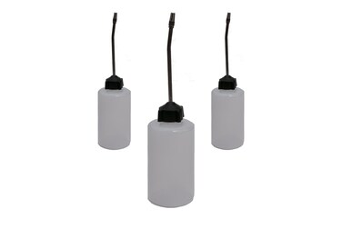 Universal Deluxe Plastic Sewing Machine Oiler/Oil Dispenser with Long Angled Spout (3 Pack)
