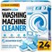 Washing Machine Cleaner Tablets 24 Pack - 1 Year Supply Washer Machine Cleaner Tablets, Septic Safe Washing Machine Cleaning Tablets, Washer Cleaner Tablets, Works with All Washers Including HE
