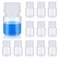 Tatuo 12 Pcs 1oz 30ml Pill Bottle Sample Bottles Polypropylene Wide Mouth Reagent Bottle Plastic with Screw Caps Translucent PP Sample Containers with Lid for Liquids, Laboratory, Travel, at Home