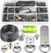 Picture Wire Hanging Kit 100+ Pieces - D-Ring, Screws, Hanging Hooks,Level. Supports up to 50 lbs 120+ Feet(38 M) Stainless Steel Wire Hanger   Comes with Solid Box