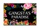 DAYLIPILLOW Gangsta's Paradise Flower Doormat Funny Welcome Mat Floor Mat Rug Outdoor Front Door Bathroom Mats Indoor 23.6" x 15.7