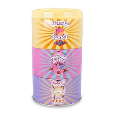 Harry Potter Honeydukes Stacking Tins Of Scented Soy Wax Candles, Set of 3 With Unique Fragrances   25-Hour Burn Time For Cleansing   Home Decor Housewarming Essentials, Wizarding World Hogwarts Gifts