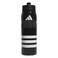 adidas 750 ML (28 oz) Stadium Refillable Plastic Sport Water Bottle, Black/White/Black, One Size
