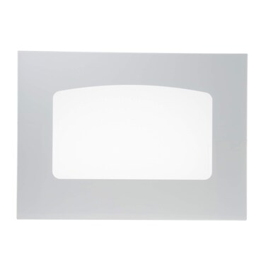 GE WB56T10187 Genuine OEM Door Glass (White) for GE Range/Stove/Ovens