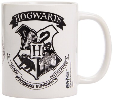 Harry Potter MG22384 Hogwarts Crest Ceramic Mug - White