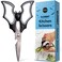 OTOTO Elizabat Kitchen Scissors - Halloween Goth Cute Bat Kitchen Shears, Gothic Scissors Kitchen Utensils - Spooky Bats Halloween Gifts, Kitchen Gadgets