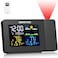 SMARTRO SC91 Projection Alarm Clock for Bedrooms with Weather Station, Wireless Indoor Outdoor Thermometer, Temperature Humidity Monitor Gauge Hygrometer