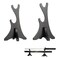 WANLIAN Sword Stand, Two-Layer Weapon Display Stand, Wood Samurai Sword Katana Holder Stand Dispaly