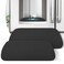 LOPNUR Refrigerator Drip Tray 2 Pack: Cuttable Refrigerator Drip Catcher, Fridge Water Dispenser Drip Mat Absorbent Fridge Mat, Fridge Accessories for Samsung Whirlpool GE, Trapezoid 8.3"x3.1", Black