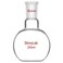 StonyLab Glass 250ml Heavy Wall Single Neck Flat Bottom Boiling Flask, with 24/40 Standard Taper Outer Joint, 250ml