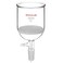 StonyLab Borosilicate Glass Buchner Filtering Funnel 500ml with Medium Frit(G2), 94mm Inner-Diameter, 100mm Depth, with 24/40 Standard Taper Inner Joint and Vacuum Serrated Tubulation (500ml)