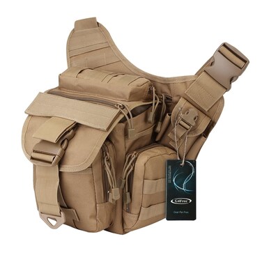 G4Free Tactical Messenger Fishing Tackle Side Bag EDC Sling Pack Utility Versipack