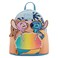 Loungefly Disney Lilo and Stitch Snow Cone Date Night Womens Double Strap Shoulder Bag Purse