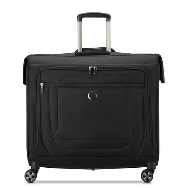 DELSEY Paris Helium DLX Garment Bag with Spinner Wheels, Black