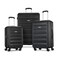 American Tourister Westridge Hardside Luggage Set with Spinner Wheels, Black, 3PC Set (CO/M/L)