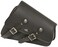 Milwaukee Leather SH639L-BLK-PCS Black Left Side Swing Arm Bag (11.5X5X12X3)