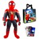 Marvel Spiderman Plush Doll and Avengers Tote Bag Set - Bundle with 20" Spiderman Plush Doll with Adjustable Straps Plus One Kawaii Avengers Tote, Stickers, and More (Spiderman Gifts)