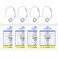 Princess Cruise Luggage Tag Holder by Cruise On [4 Pack] Fits All Princess Ships &amp; Tags, Cruise Essentials 2025 &amp; 2026 - Clear Luggage Tags